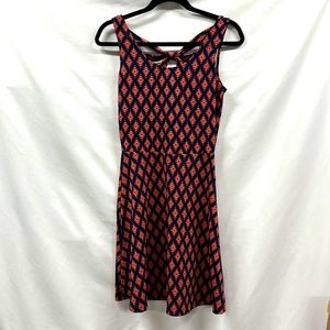 Maurice’s Size Small Blue and Orange Sleeveless Summer Dress